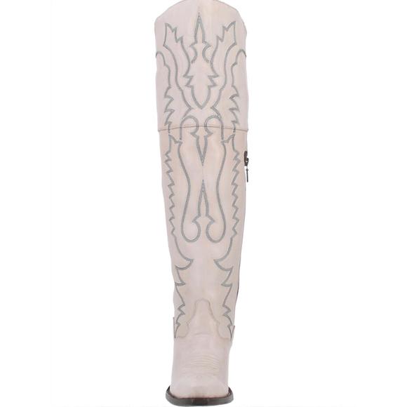 NEW DAN POST. loverly leather boot in white - Picture 3 of 6